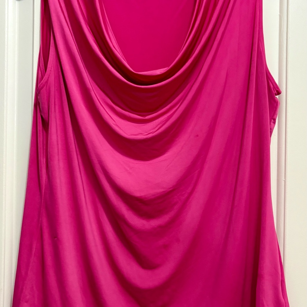Women's Pink Sleeveless Top - Picture 3 of 5
